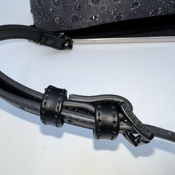 Steve Madden BBABS Sparkle Gray and Black hardware Bag - Picture 4 of 13